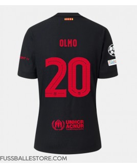 Günstige Barcelona Dani Olmo #20 Auswärtstrikot 2024-25 Kurzarm